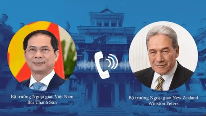 Vietnam, New Zealand Foreign Ministries forge coordination: Ministers on phone talks