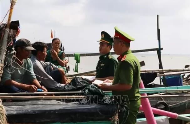 Tien Giang’s border guard force takes action to combat IUU fishing