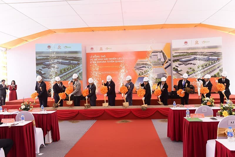 Tuyen Quang breaks ground on new biomass fuel plant with Japanese partner