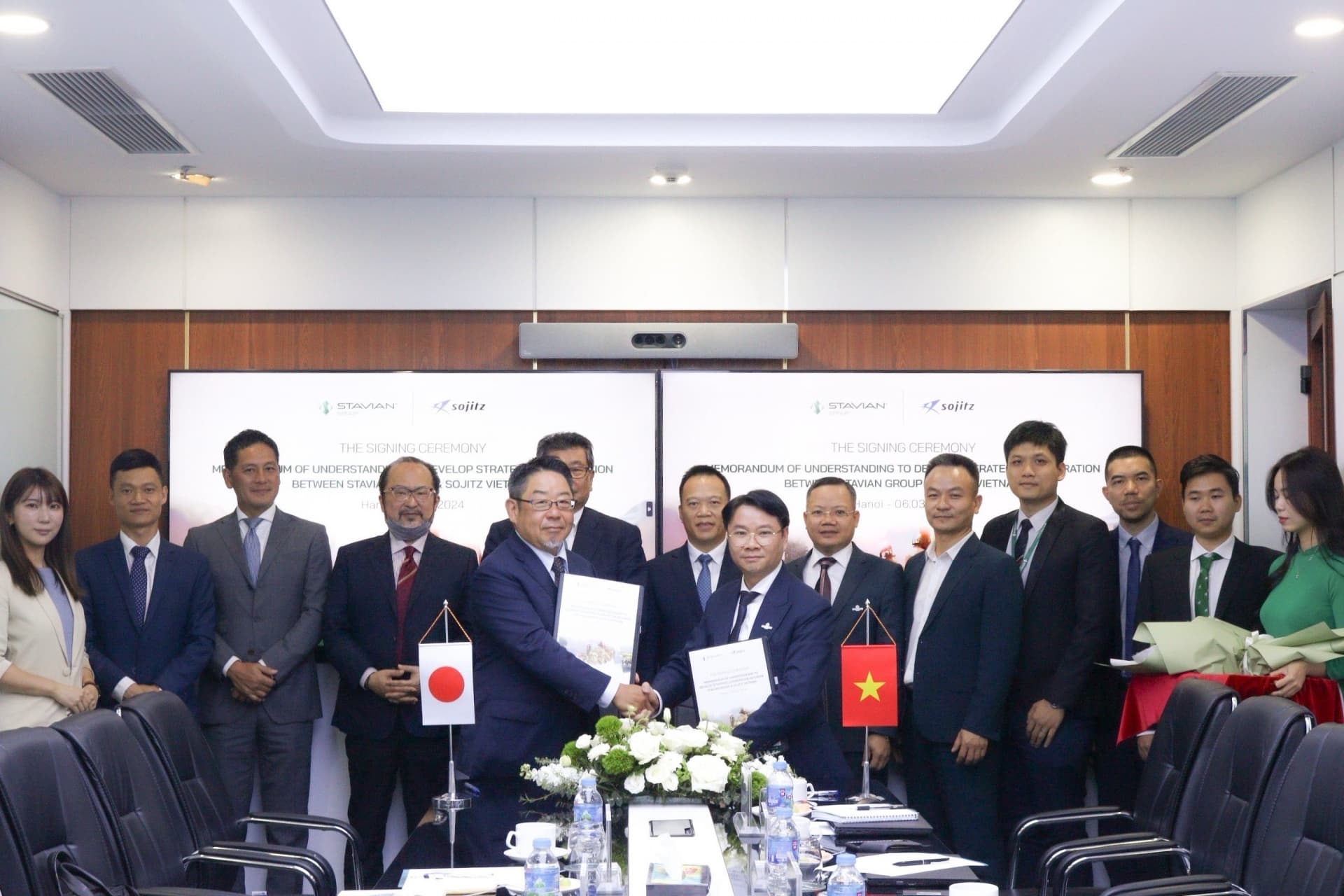 Sojitz inks deal with Stavian for forestry, energy, and chemical partnerships