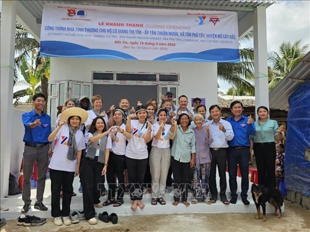 US volunteers engage in social security activities in Ben Tre