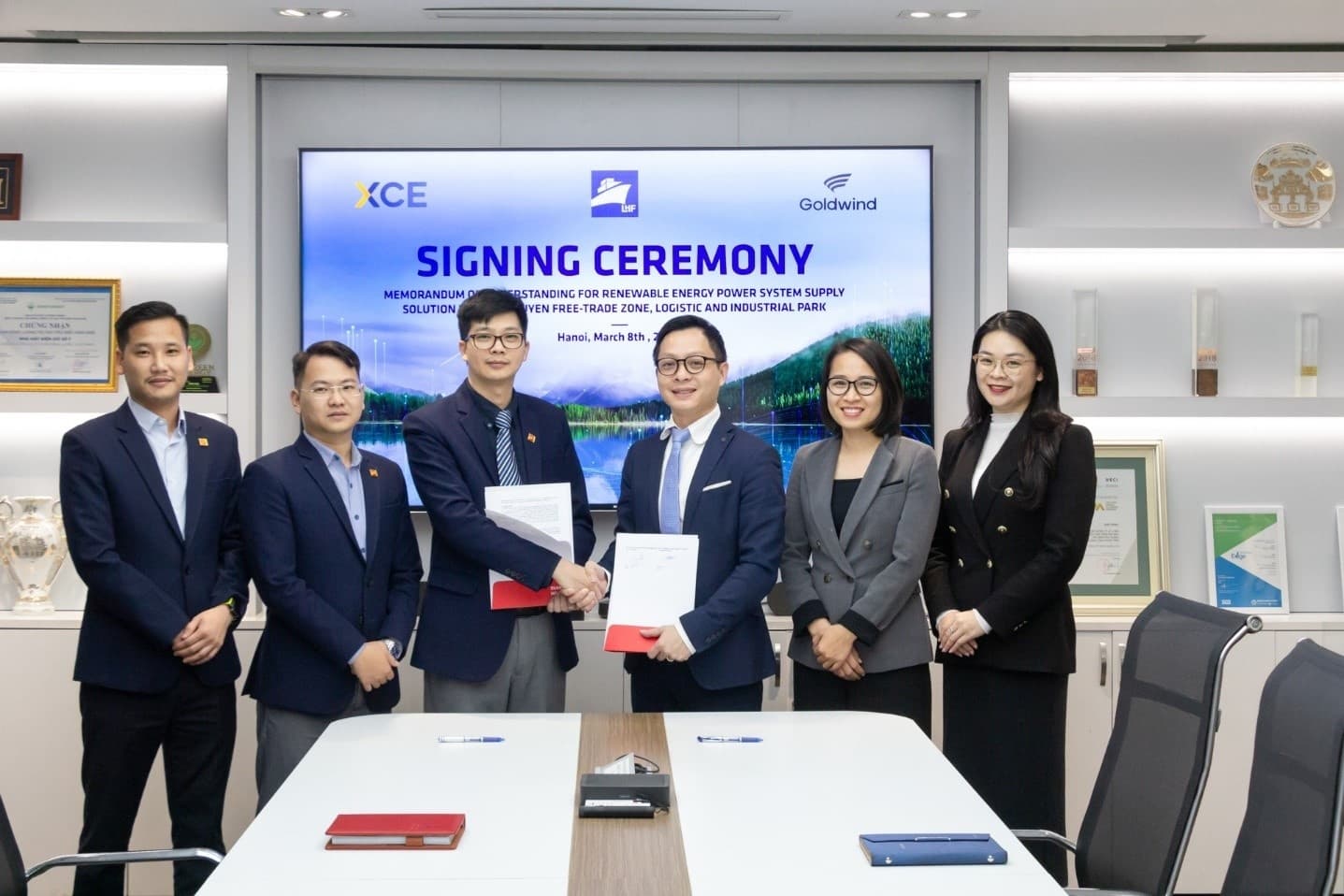 XCE Energy and Goldwind sign industrial park renewables deal