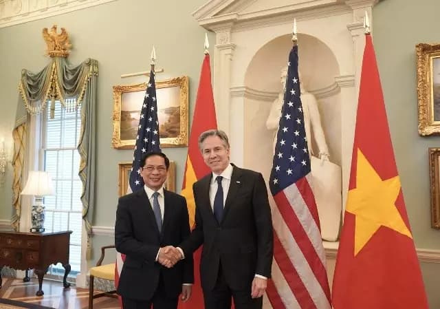 FM Bui Thanh Son, Secretary of State Antony Blinken co-chair Vietnam-US Foreign Ministerial Dialogue