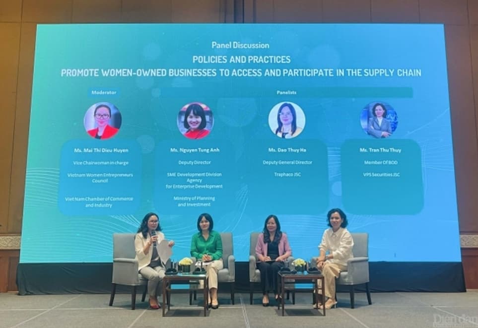 In Vietnam, small and medium-sized enterprises with women owners account for more than 20%.