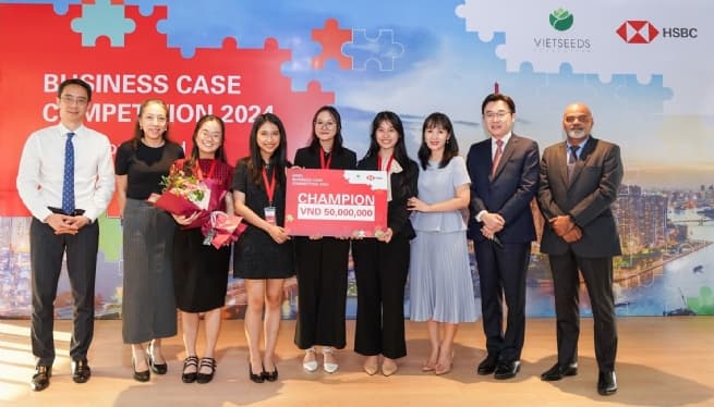 Vinuniversity Students Head to Hong Kong for HSBC Asia - Pacific Business Case Competition 2024
