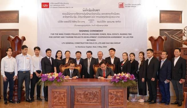 Sao Mai Group, LTV Group Collaborate to Survey Clean Energy Investment in Laos