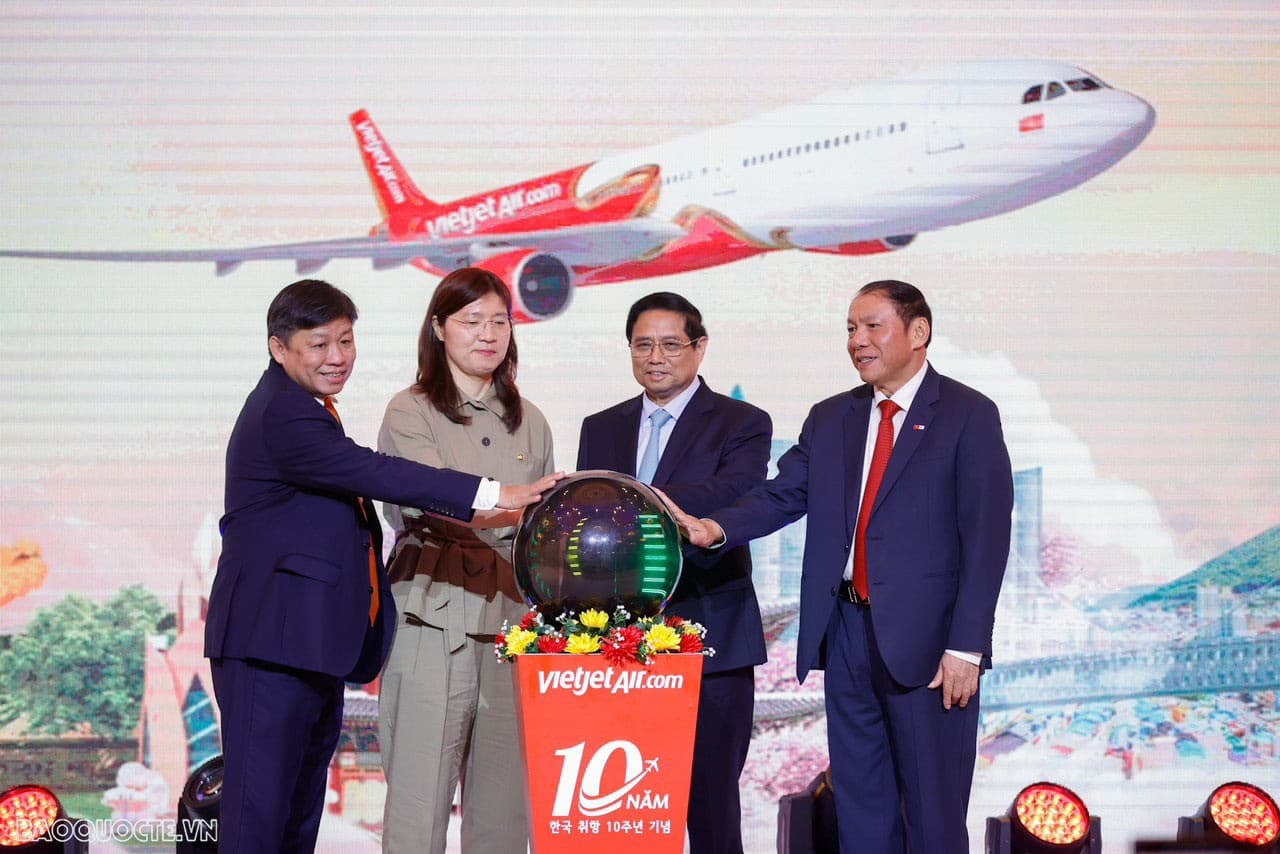 Vietjet announced a new air route to connect Vietnam and RoK