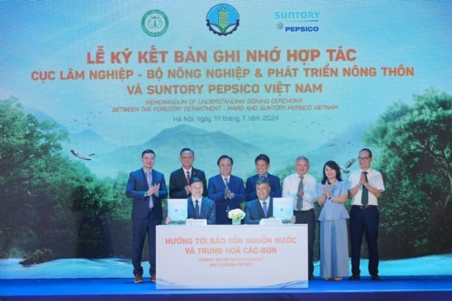 MOU Signing to Cooperate in Sustainable Forest Development, towards Water Replenishment and Carbon Offset