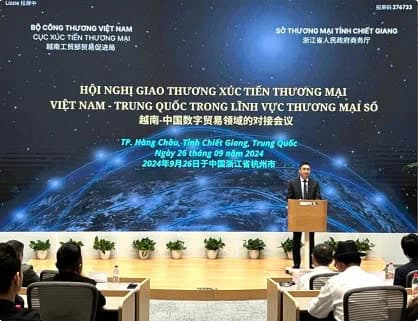 Conference on promoting Vietnam-China trade in digital commerce was held in Hangzhou