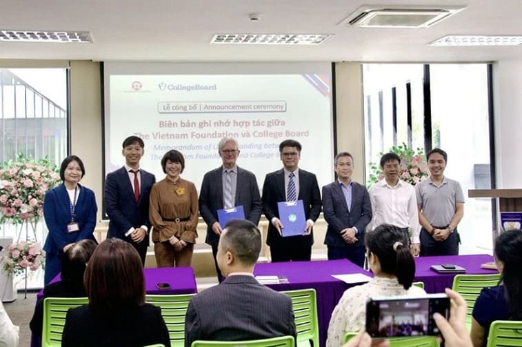 The Vietnam Foundation and College Board announce strategic partnership to promote high-quality education in Vietnam