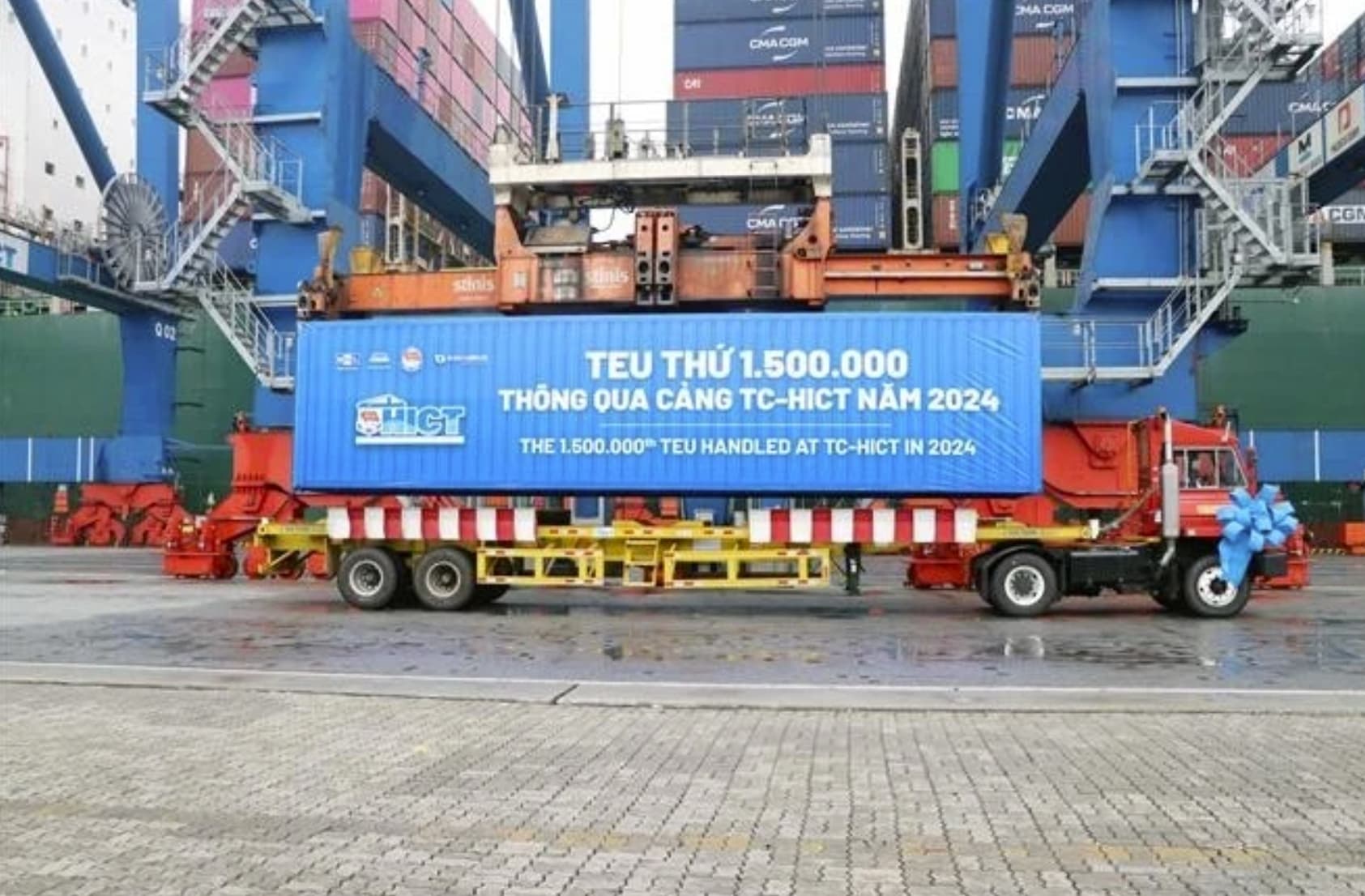 Tan Cang Hai Phong receives 1.5 millionth TEU in 2024