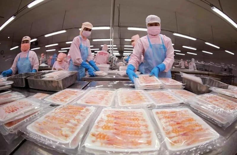 Export of aquatic products tops 774 million USD in January