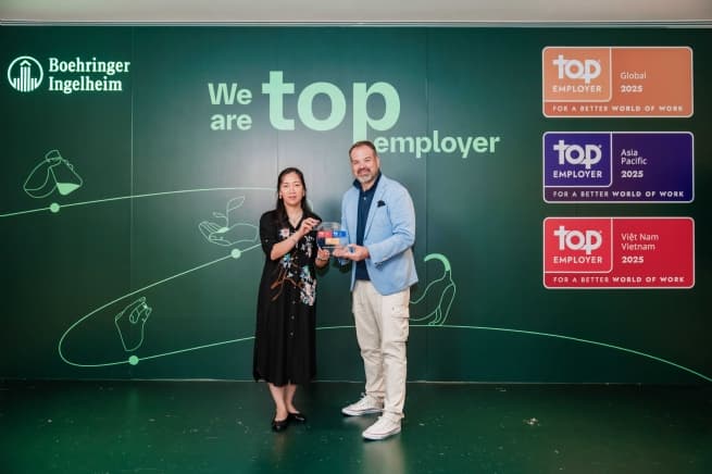 Boehringer Ingelheim Vietnam Recognized as a Top Employer for 2025
