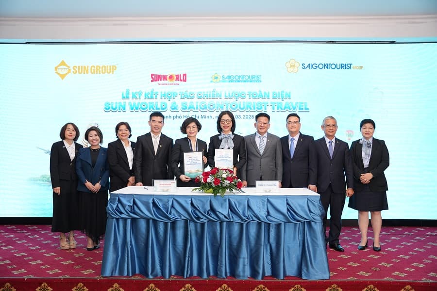 "Two giants of Vietnam’s tourism industry" Sun World and Saigontourist join forces in a strategic partnership