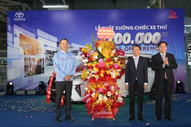 Toyota Vietnam Achieves 700,000 Vehicle Production Milestone