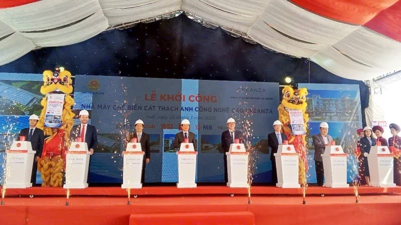 Work begins on two construction material plants in Hue