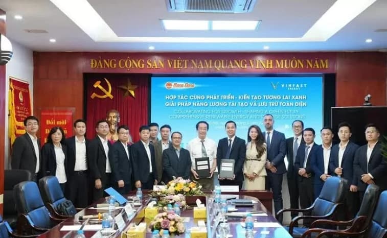 Rang Dong and VinFast Energy collaborate to develop advanced energy storage solutions