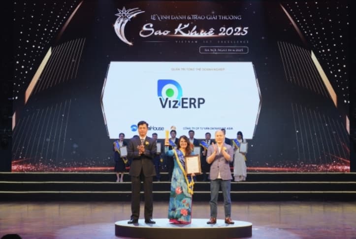 VizERP by DataHouse Honored with 2025 Sao Khue Award for Comprehensive Enterprise Management Solutions