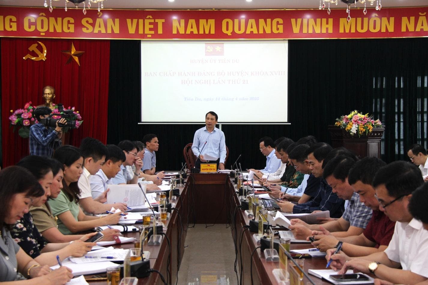 Building Tien Du into a City under Bac Ninh Province