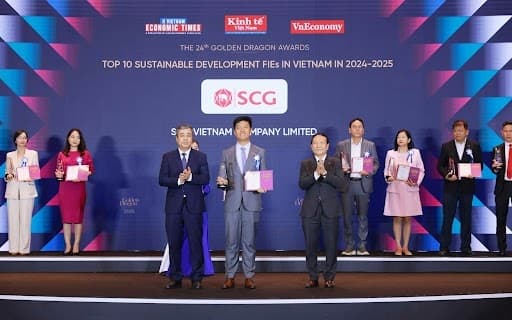 SCG Recognized Among Top 10 Sustainable Development Foreign-Invested Enterprises (FIEs) at the Golden Dragon Awards