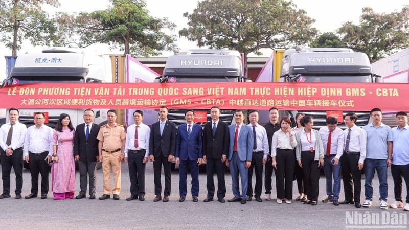 Cross-border transport route from China to inland Viet Nam launched