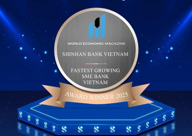 Shinhan Bank Receives “Fastest Growing SME Bank Vietnam 2025” Award