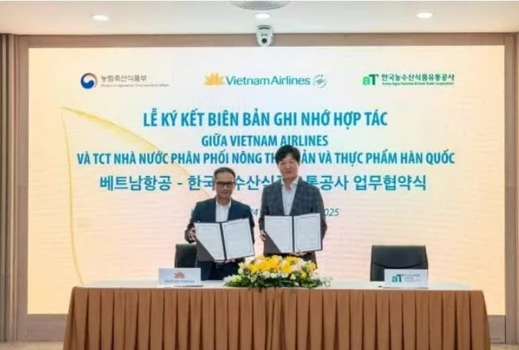 Vietnam Airlines partners with Korean state-run enterprise to promote K-food