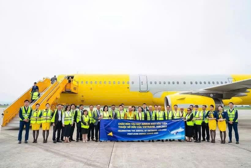 Vietravel Airlines acquires first Airbus A321 aircraft
