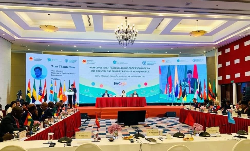 Inter‑regional forum on OCOP: Advancing dinamic, distinctive agriculture