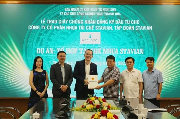 Stavian recycling complex has officially received investment registration certificate