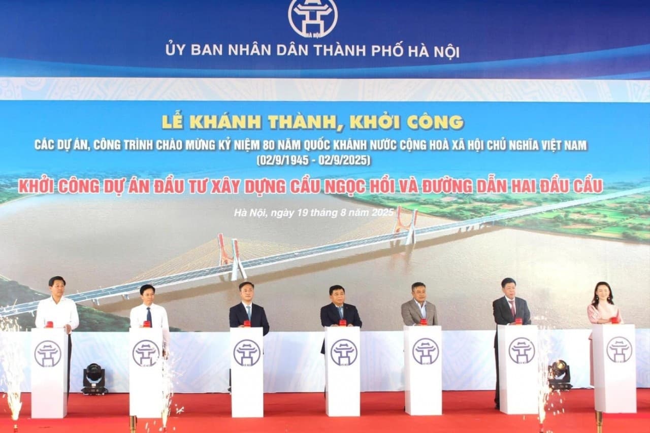 Hanoi breaks ground on Ngoc Hoi Bridge to boost regional connectivity