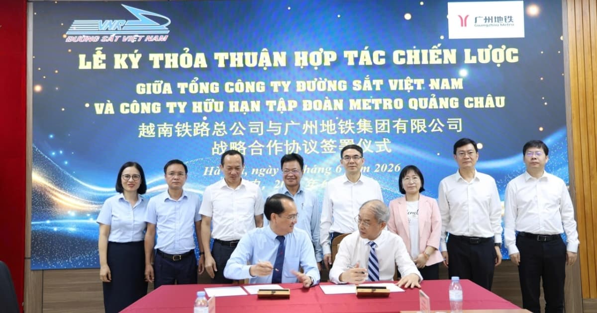 Vietnam Railways, Guangzhou Metro Group sign strategic cooperation agreement