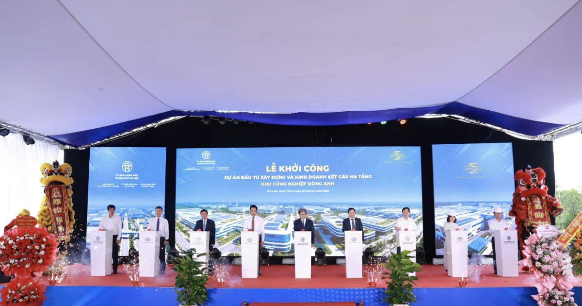 Work begins on 6.3 trillion VND Dong Anh Industrial Park