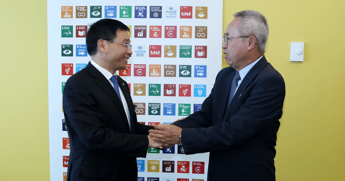 Deputy PM Nguyen Van Thang meets UN Under-Secretary-General for Economic and Social Affairs