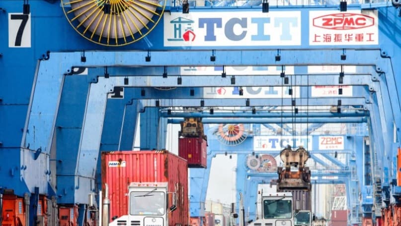 Trade surplus returns
