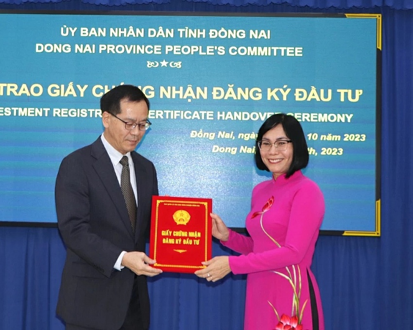 Dong Nai granted three investment registration certificates worth $210 ...