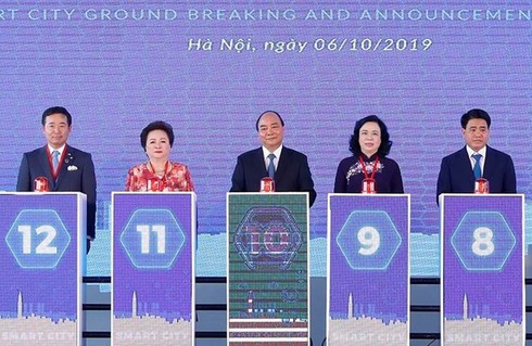 Groundbreaking Ceremony For First Smart City Project In Hanoi