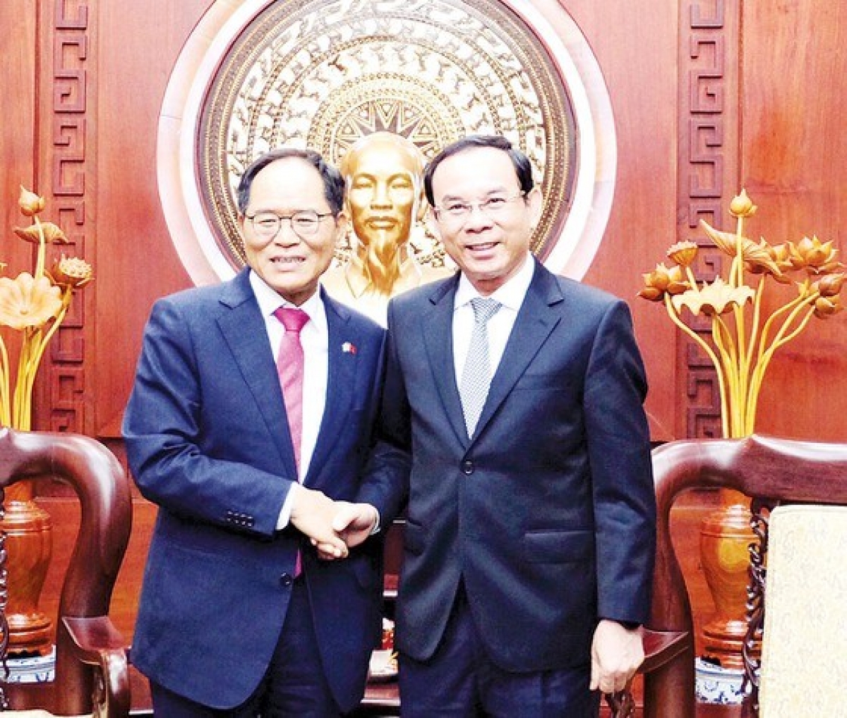 HCM City leaders welcome new Korean Ambassador to Vietnam