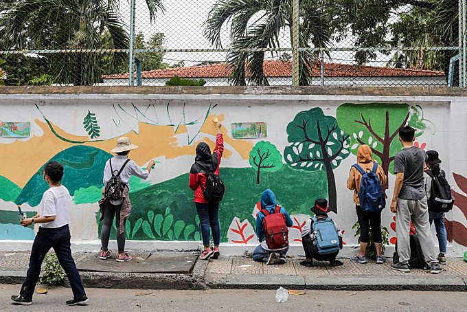 environmental mural painting