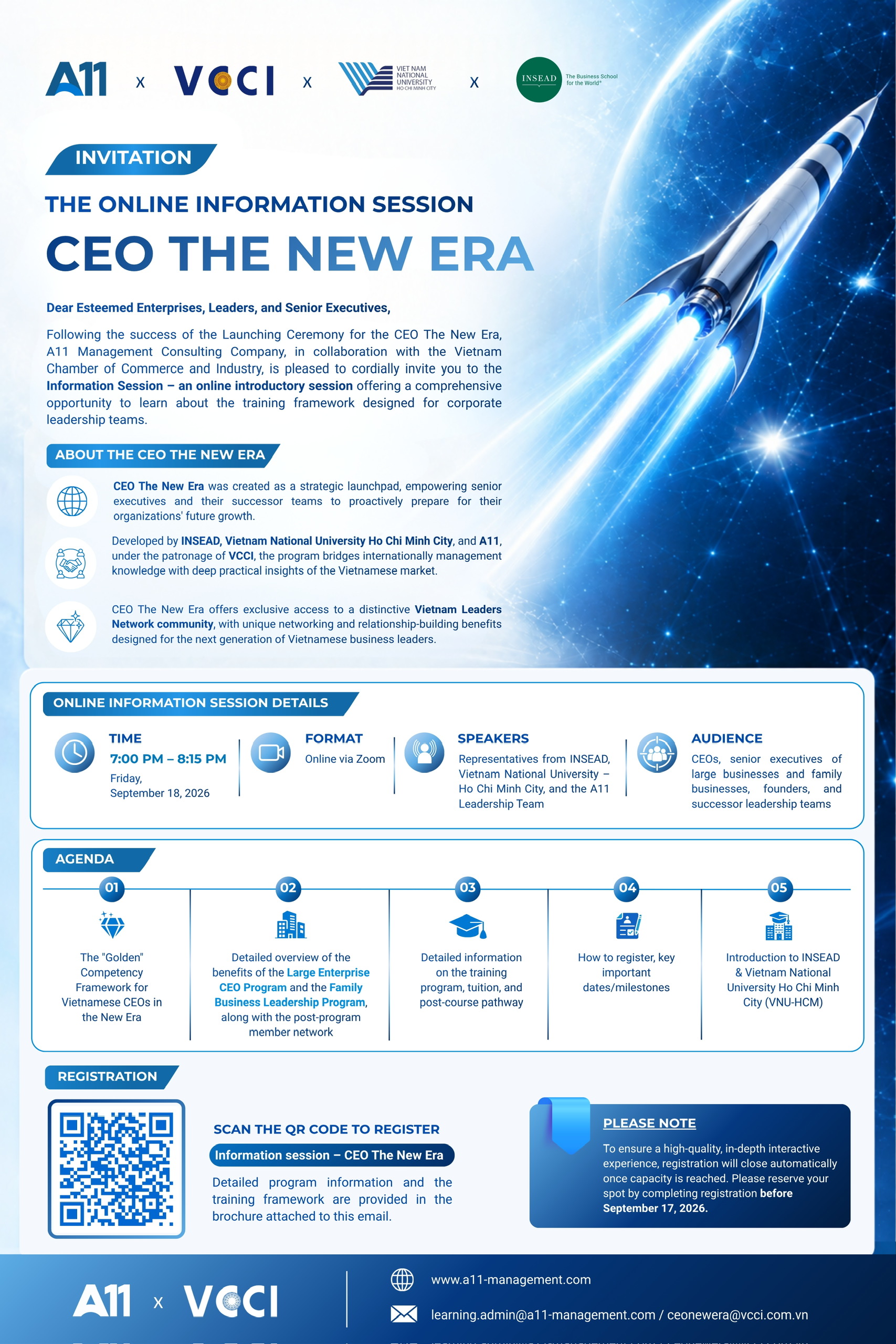 CEO THE NEW ERA tiếng anh